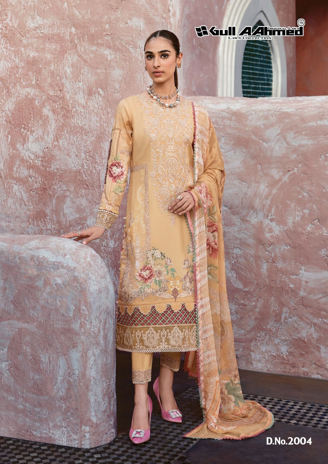 Gull Ahmed Minhal Vol 2 Karachi Cotton Dress Material Catalog